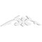 Ekena Millwork Pitch Milton Architectural Grade PVC Gable Pediment, 36"W x 7 1/2"H x 1"P (5/12) GPP036X008X100MIL - alternate 1